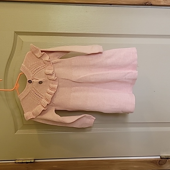 Boutique Pink knitted sweater dress size 90 =3T - Picture 2 of 3
